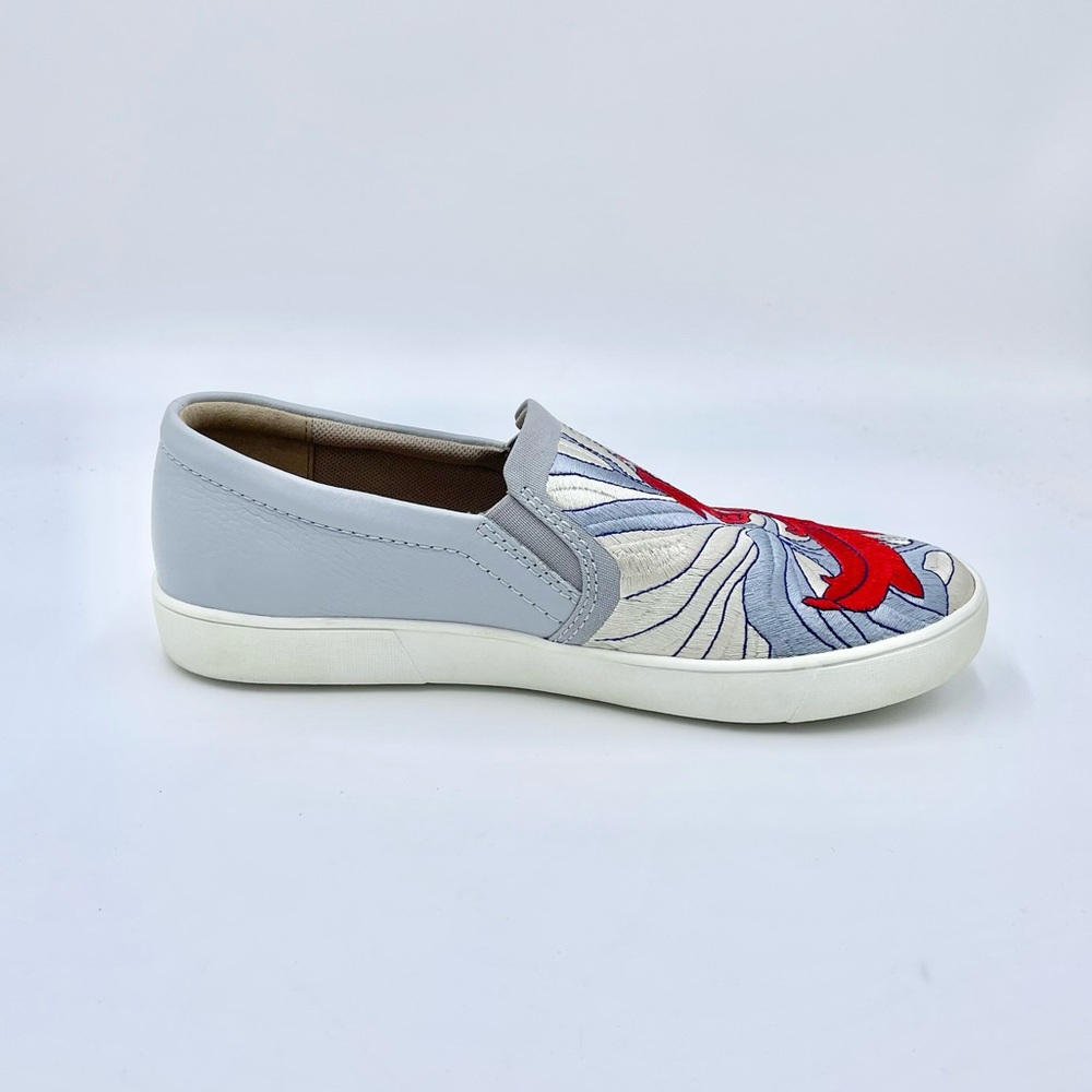 Naturalizer Marianne Lapis Multi Embroidered Leather Slip On Sneaker Women’s 7.5 - Picture 8 of 11